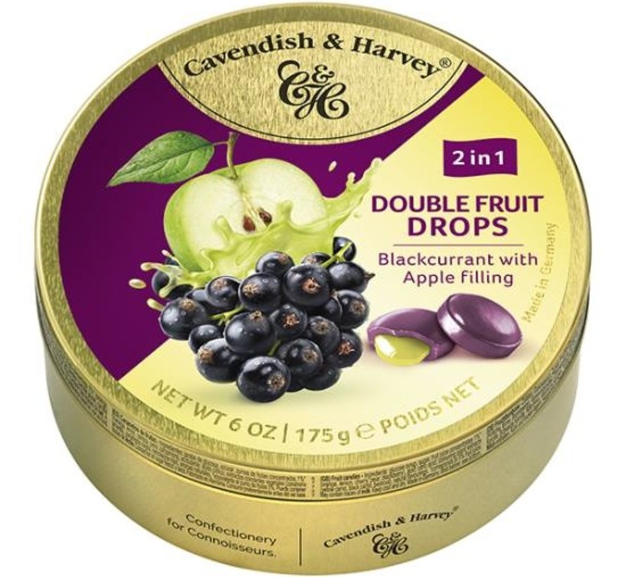 Black Currant Apple Drops-Doos 9 blikken