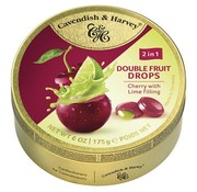 Cavendish &amp; Harvey Cherry Lime Drops -Doos 9 blikken