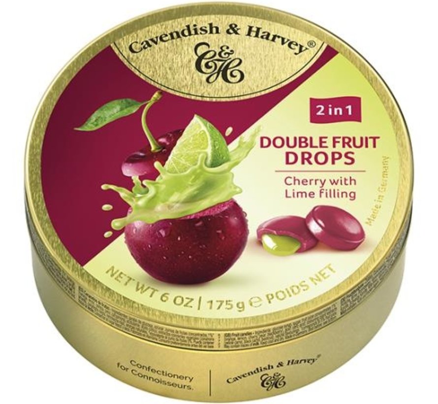 Cherry Lime Drops -Doos 9 blikken