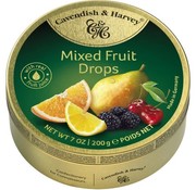 Cavendish &amp; Harvey Mixed Fruit Drops -Doos 9 blikken