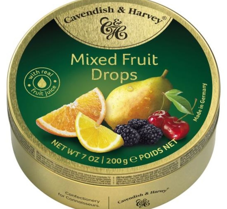 Mixed Fruit Drops -Doos 9 blikken