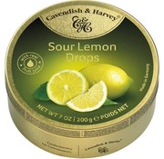 Cavendish & Harvey Sour Lemon Drops -Doos 9 blikken