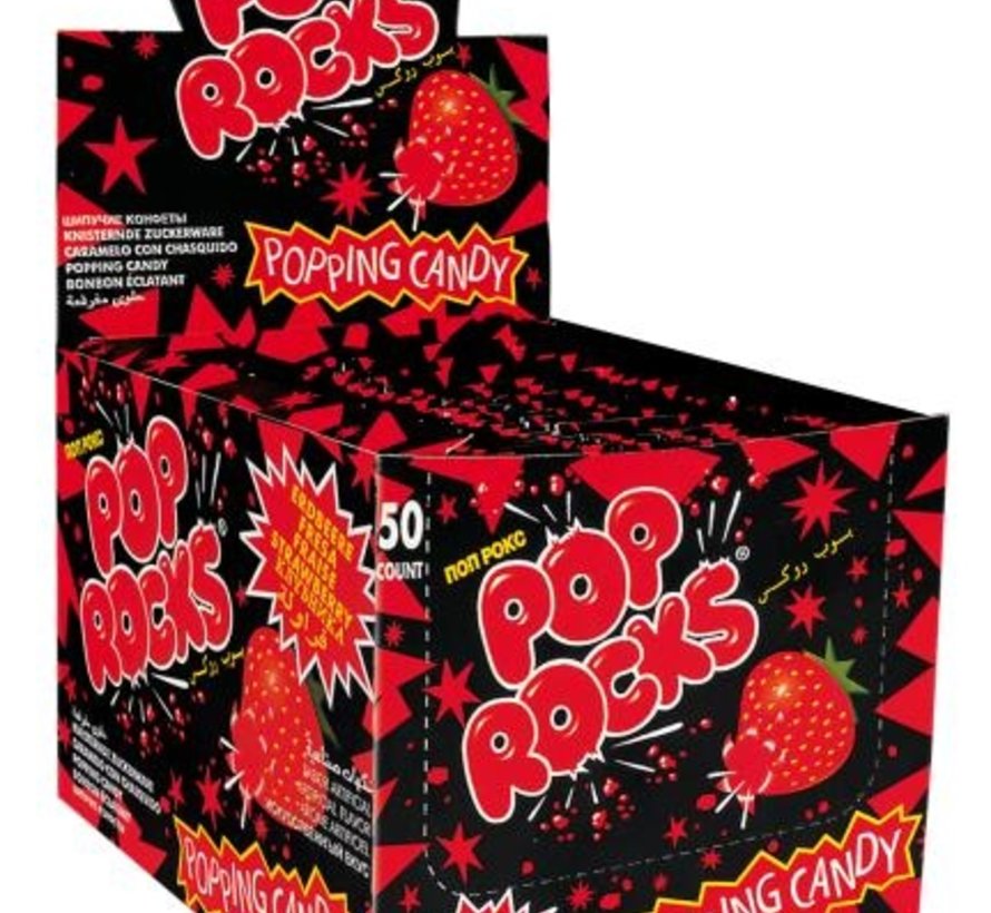 Knetter Snoep Pop Rocks -Doos 50 Stuks