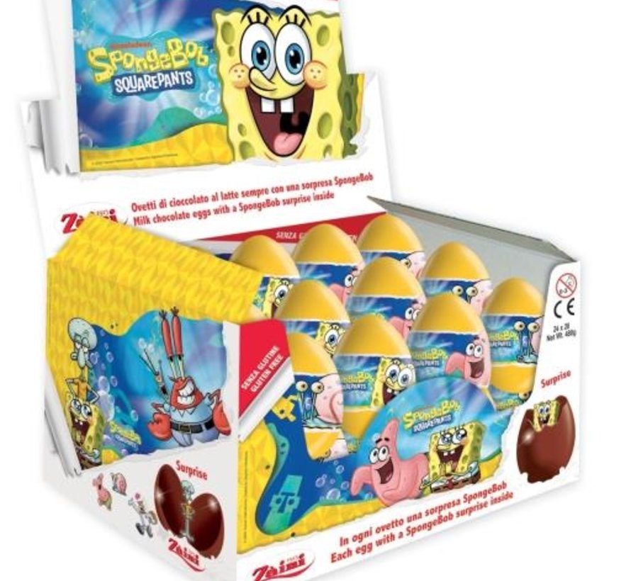 Sponge Bob Surprise Ei -Doos 24 stuks