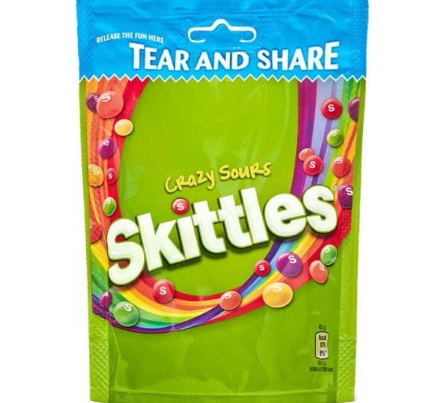 Skittles Crazy Sours -Doos 14 x174 gram