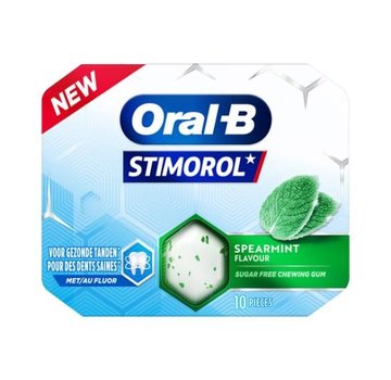 Suikervrije Oral-B Spearmint Kauwgom -Doos 12 stuks