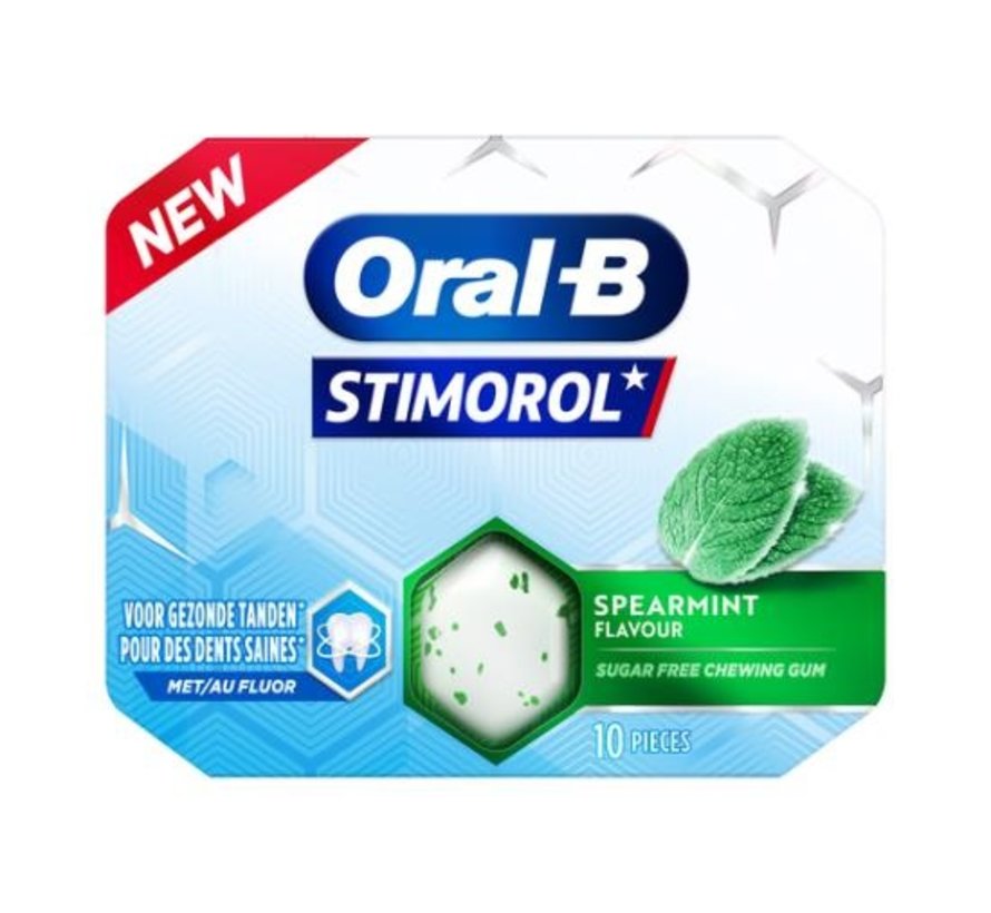 Suikervrije Oral-B Spearmint kauwgom SUIKERVRIJ -Doos 12 stuks