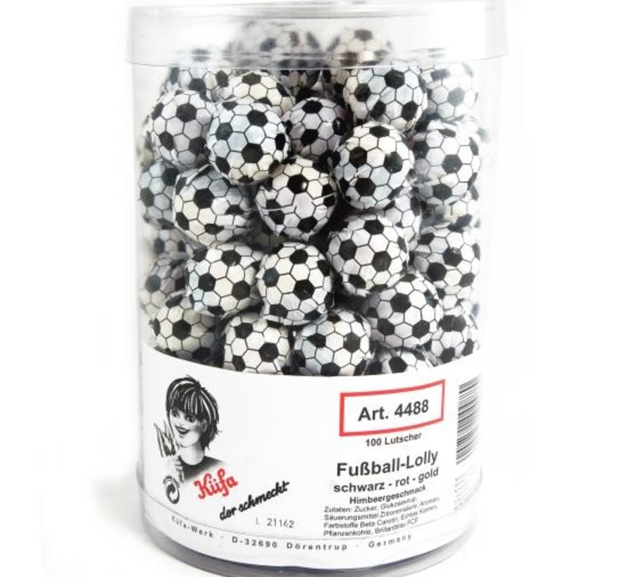 Voetbal Lolly -Silo 100 Stuks