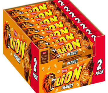 Lion Peanut 2-PACK  -Doos 28 Stuks