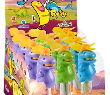 As Dino Fan -Ventilator met lolly -Doos 12 stuks