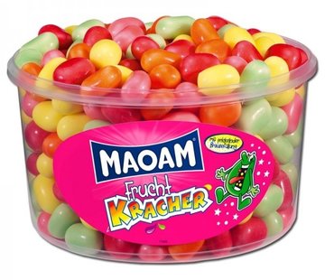 Haribo snoep MAOAM Kracher Fruit zure bruisvulling -Silo 265 stuks