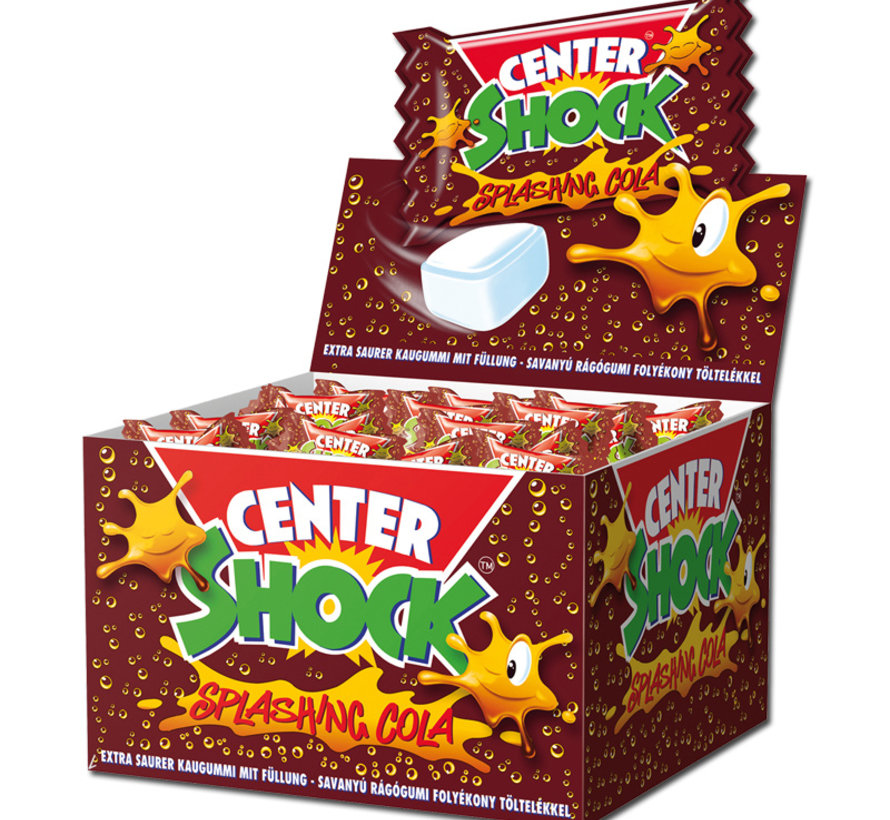 Center Shock Cola Zure Kauwgom Doos 100 stuks