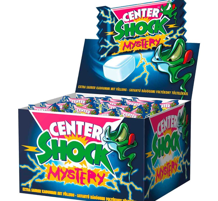 Center Shock Mystery Zure Kauwgom Doos 100 stuks