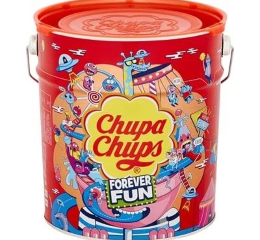 Chupa Chups Forever Fun (bliktin) 150 stuks