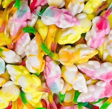 Trolli Gekleurde Muizen Met Staart