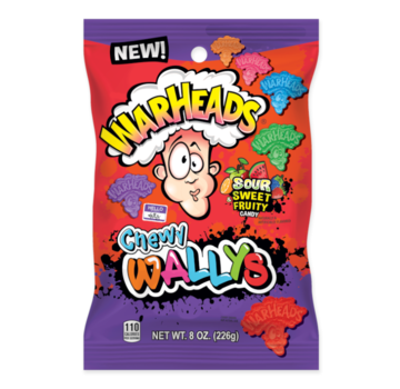 Warheads Chewy Wallys -zak 226 gram