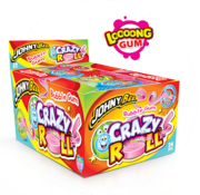 Johnny Bee Crazy Roll Bubble Gum -Doos 24 stuks