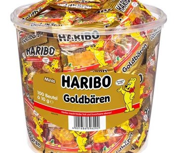 Haribo snoep Goudbeertjes Traktatie Haribo -Silo 100 Stuks