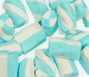 Baby snoep Blauwe Witte Spek Mix 1 Kilo