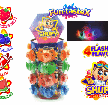 Fun-Tastex Shupy Baby Flash Pop -24 stuks