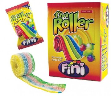 Fini Zure Matjes Roller Rainbow -Doos 40 Stuks