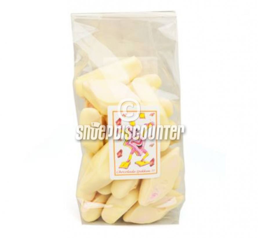 Chocolade Spekjes Wit -zak 200 gram