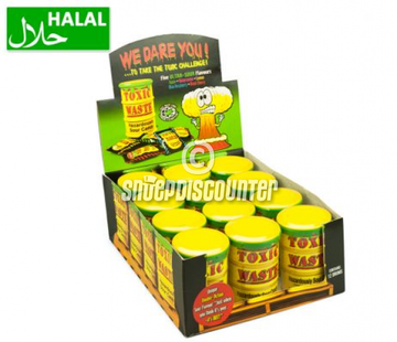 Toxic Toxic Waste Drum Geel  -Doos 12 Stuks