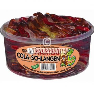 Haribo Halloween Cola Slangen -Silo 150 stuks