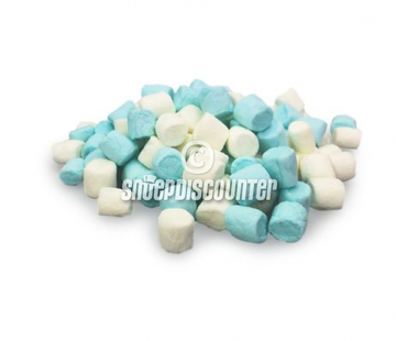 baby Mini Marshmallows spekmix blauw-wit - 1 kilo