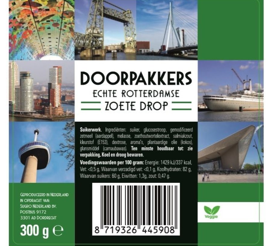 Doorpakkers Rotterdam Winegum zakje 300 gram