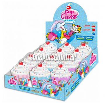Cupcake Candy Lolly -Doos 12 stuks