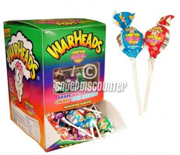 Warheads Mega Warheads Lollies Original -Doos 100 Stuks