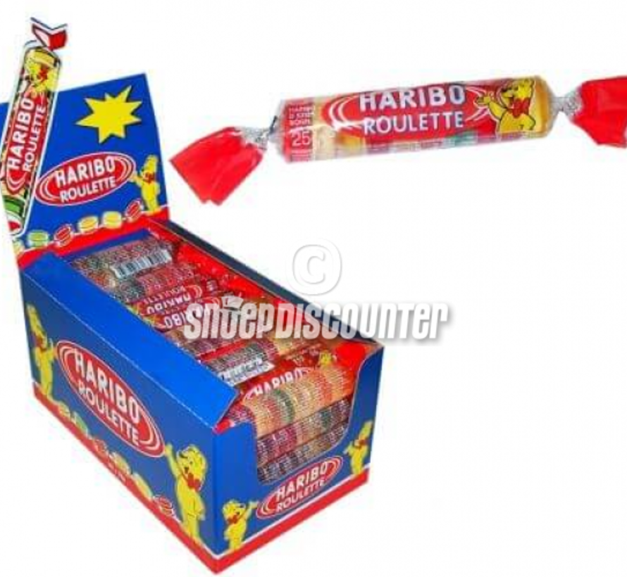 Haribo Fruit Roulette -Doos 50 Stuks