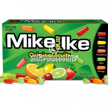 Mike & Ike Original Fruits - videobox 142 gram