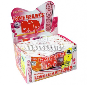 Swizzels Valentijn Love Haerts Dip -Doos 36 stuks