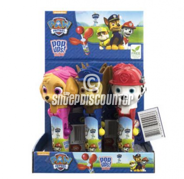 Bip Paw Patrol Pop Ups Lolli -Doos 12 Stuks