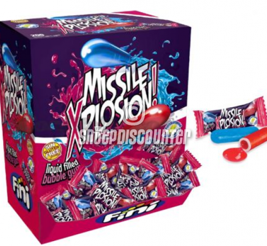 Missile Explosion Gum -Doos 200 stuks