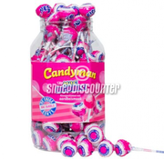 CandyMan Mac Bubble Aardbei lolly -Pot 100 stuks