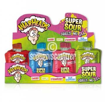 Warheads Tongue Attack Squeeze -Doos 32 stuks