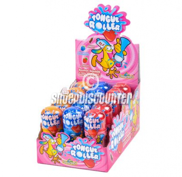 Funny Candy Tongue Roller -Doos12 stuks