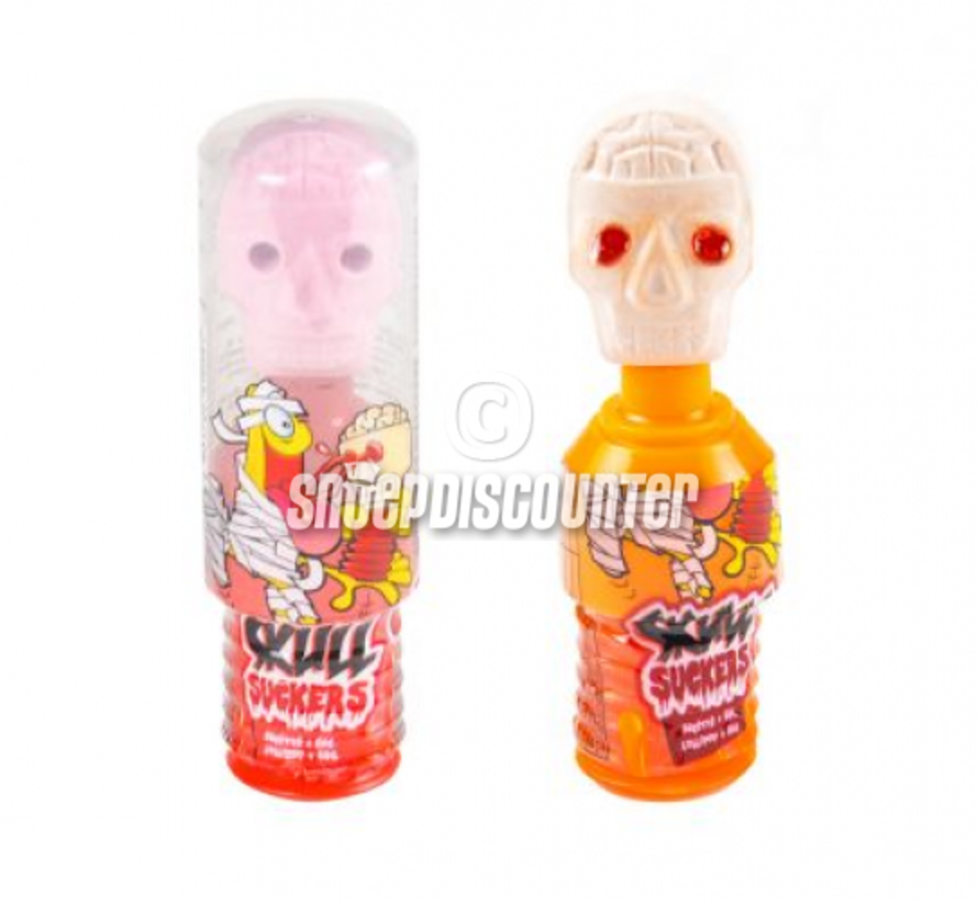 Halloween Skull Suckers -Doos 24 stuks