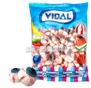 Vidal Bloody Eye Balls Gummi Oogbollen -1 kilo