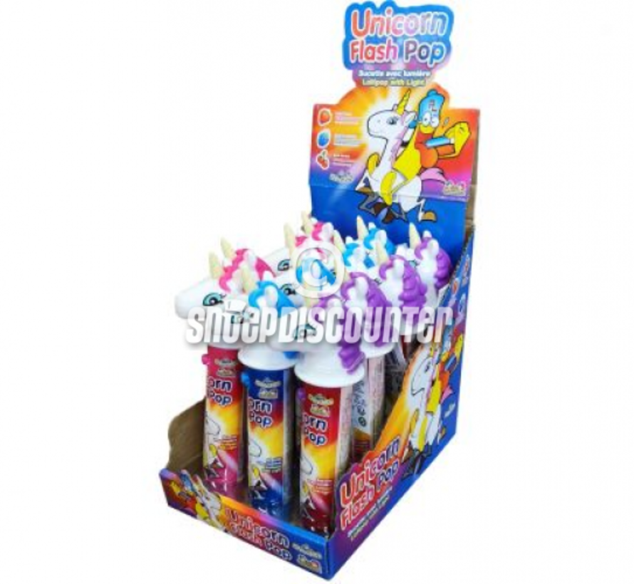 Unicorn Flash Pop -Doos 12 stuks