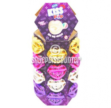 Wom Kiss Pop Chrome Lolly Lips -24 stuks