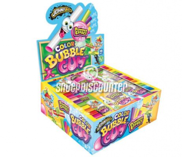 Johnny Bee Color Smoke Effect Bubble Gum -Doos 18 stuks