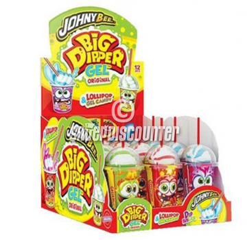 Johnny Bee Big Dipper Lollipop Gel -Doos 12 stuks