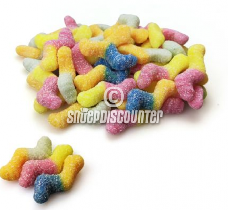 VEGGIE Zure neon wormpjes