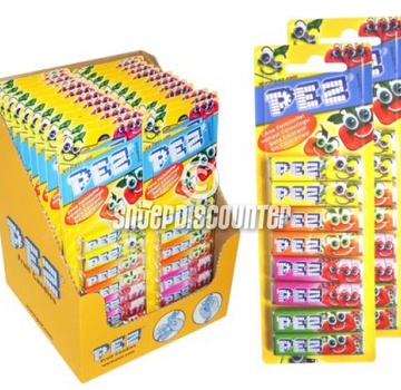 Pez Pez Fruits 8X Navulling -Doos 24 Stuks