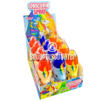 Unicorn Candy Spray -Doos 12 stuks
