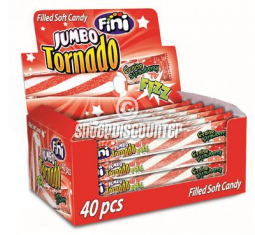 Tornado zure aardbei -Doos 40 stuks